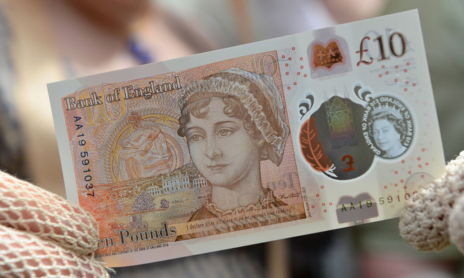 Anh sắp lưu hành đồng 10 bảng mới có in hình nữ văn sỹ Jane Austen ảnh 1