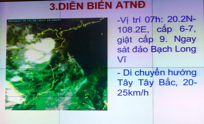 Áp thấp nhiệt đới tràn về gây mưa, gió giật cấp 7 trên Bạch Long Vĩ ảnh 1