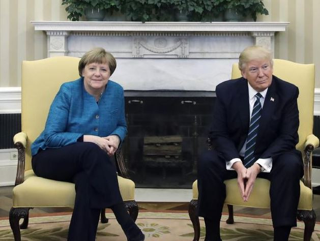 Thủ tướng Đức Angela Merkel tới Mỹ hội đàm với Tổng thống Trump ảnh 1