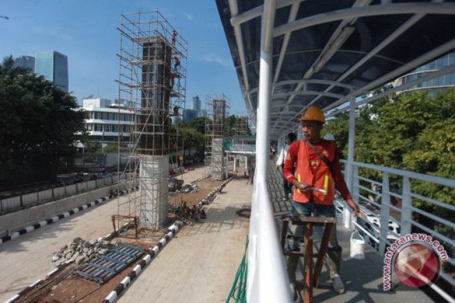 (Nguồn: antaranews.com) ASIAD 18: Dự án đường sắt chống ùn tắc ở Jakarta không kịp tiến độ ảnh 1