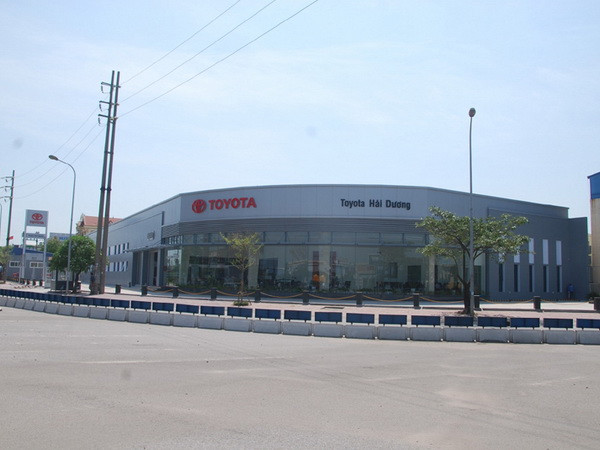 Khuân viên Toyota Hải Dương. (Ảnh: Bích Ngân/Vietnam+) Toyota Việt Nam mở rộng hoạt động tại khu vực phía Bắc ảnh 1