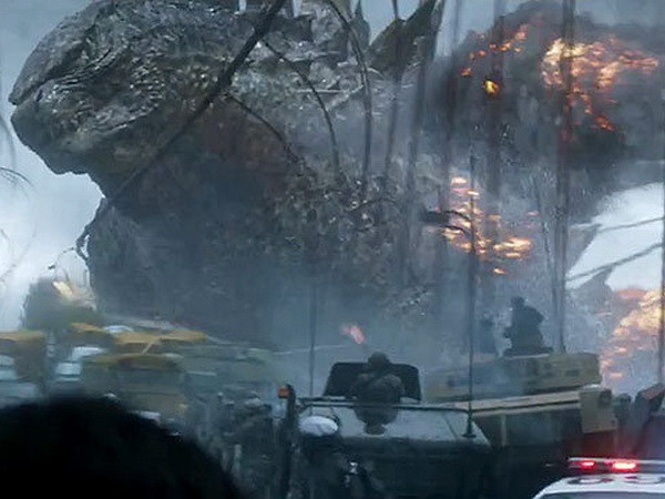 Quái vật Godzilla trong phiên bản năm 2014. (Nguồn: Warner Bros) Godzilla phiên bản 2014 sinh ra từ vụ rò rỉ ở Fukushima ảnh 1