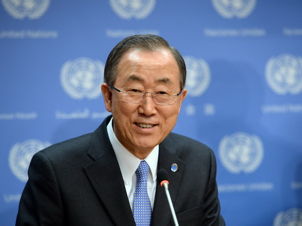 Tổng Thư ký Liên hợp quốc Ban Ki-moon. (Nguồn: AFP/TTXVN) Thế giới kêu gọi các bên ở Thái Lan kiềm chế và đối thoại ảnh 1