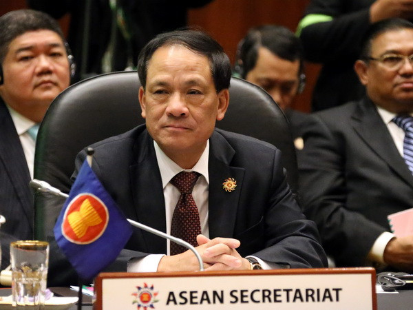 Tổng Thư ký ASEAN Lê Lương Minh. (Nguồn: THX/TTXVN) Những nội dung chính của hội nghị cấp cao ASEAN ảnh 1