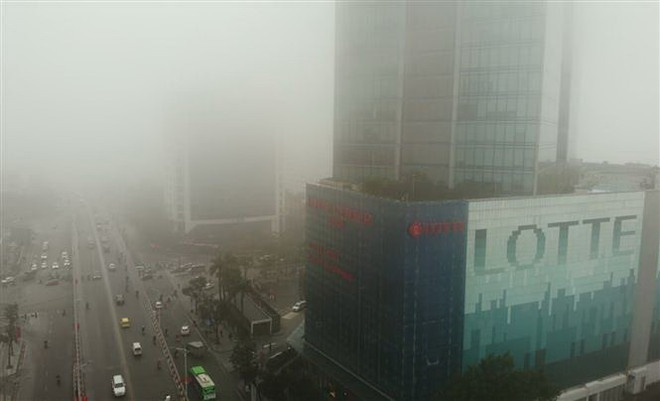 Không khí lạnh ảnh hưởng đến các tỉnh Bắc Bộ, Hà Nội có mưa rào ảnh 1