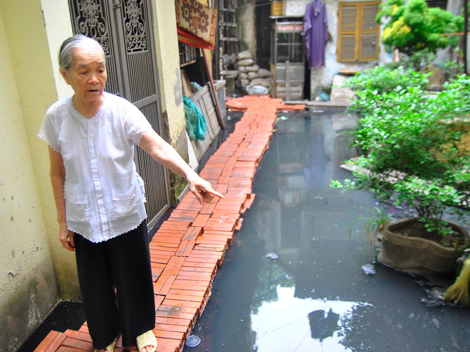 Hà Nội: Khu dân cư hơn một năm ngập chìm trong nước cống ảnh 4