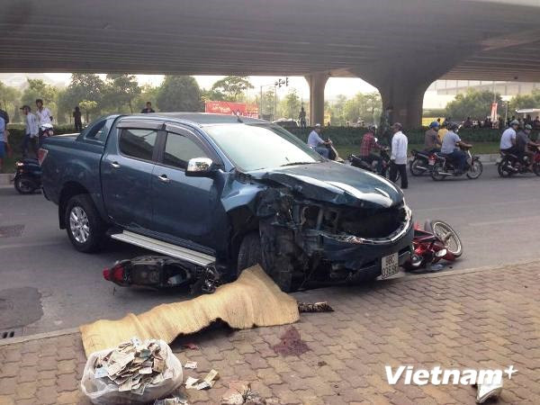 Tai nạn trên đường Phạm Hùng: Tài xế có dấu hiệu bệnh lý bất thường ảnh 1