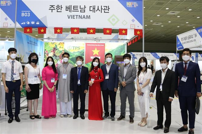 Nông sản Việt Nam tham gia Hội chợ hàng nhập khẩu Hàn Quốc 2021 ảnh 1