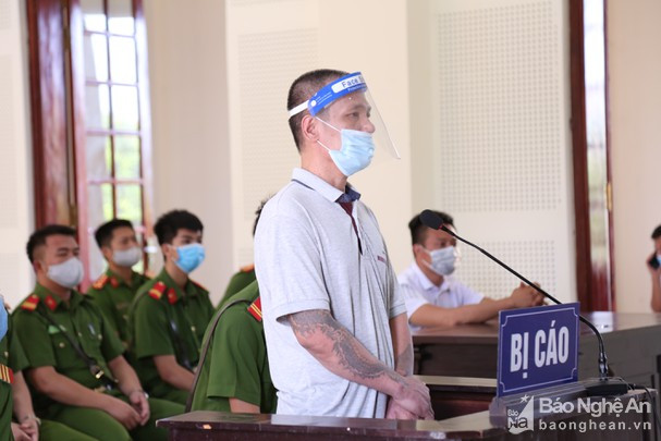 Bị cáo Nguyễn Văn Lâm tại phiên tòa sơ thẩm. (Nguồn: Báo Nghệ An) Tuyên phạt Nguyễn Văn Lâm 9 năm tù về tội tuyên truyền chống Nhà nước ảnh 1