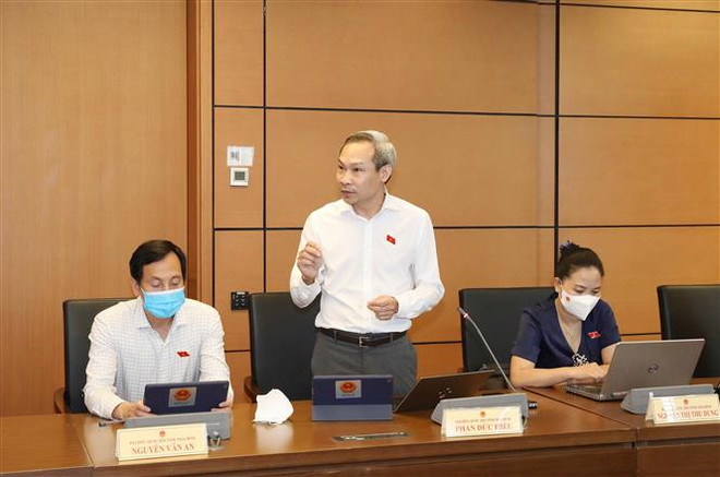 Đại biểu Quốc hội tỉnh Thái Bình Phan Đức Hiếu. (Ảnh: Phương Hoa/TTXVN) Kế hoạch tiêm vaccine ngừa COVID-19 phải được công khai đến người dân ảnh 2