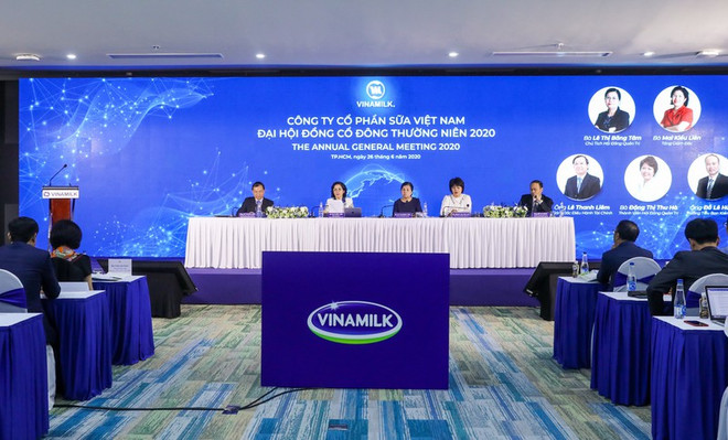 Tháng 6/2020, Vinamilk tổ chức thành công Đại hội đồng Cổ đông theo hình thức trực tuyến, thống nhất đề ra mục tiêu tăng trưởng dương trong năm 2020. (Nguồn: Vietnam+) Doanh thu nội địa và xuất khẩu của Vinamilk đều tăng trưởng cao ảnh 3