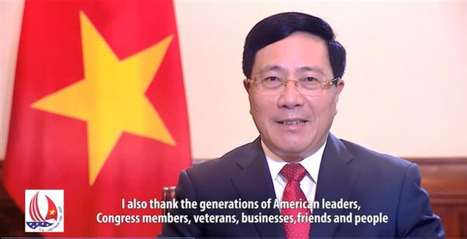 Lễ kỷ niệm 25 năm thiết lập quan hệ ngoại giao Việt Nam-Hoa Kỳ ảnh 1