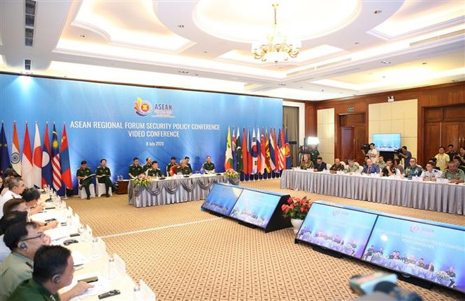 Hội nghị trực tuyến Chính sách An ninh diễn đàn khu vực ASEAN ảnh 1