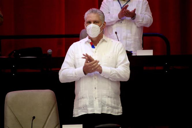 Tân Bí thư thứ nhất Ban Chấp hành Trung ương Đảng Cộng sản Cuba Miguel Díaz-Canel. (Nguồn: ACN/TTXVN phát) Ban lãnh đạo khóa mới của Cuba và những thách thức phía trước ảnh 1