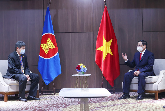 Thủ tướng Phạm Minh Chính hội kiến Tổng Thư ký ASEAN Lim Jock Hoi ảnh 2