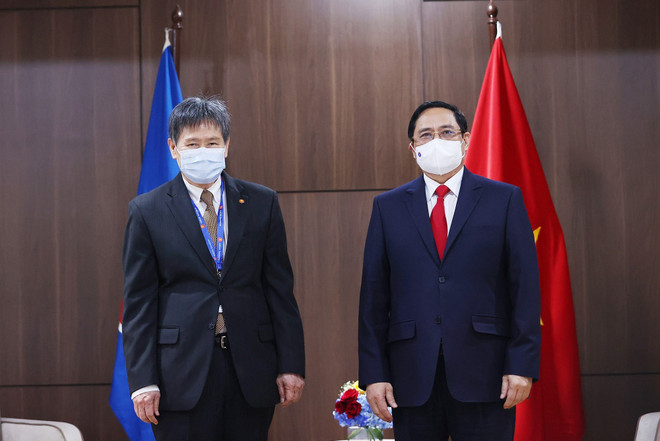 Thủ tướng Phạm Minh Chính hội kiến Tổng Thư ký ASEAN Lim Jock Hoi ảnh 1