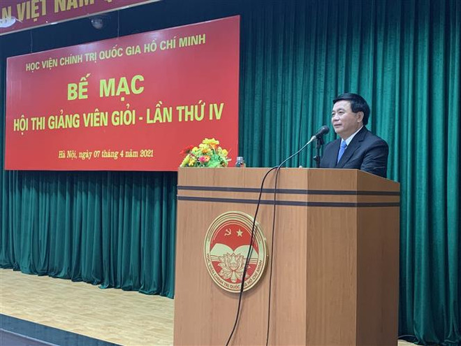 Hội thi giảng viên giỏi cấp Học viện Chính trị quốc gia Hồ Chí Minh ảnh 2