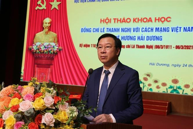 'Đồng chí Lê Thanh Nghị với cách mạng Việt Nam và quê hương Hải Dương' ảnh 2