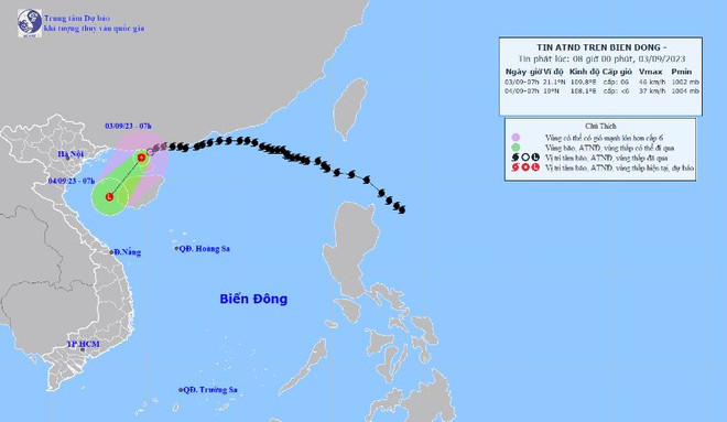 Bão số 3 suy yếu thành áp thấp nhiệt đới, biển động mạnh ảnh 1
