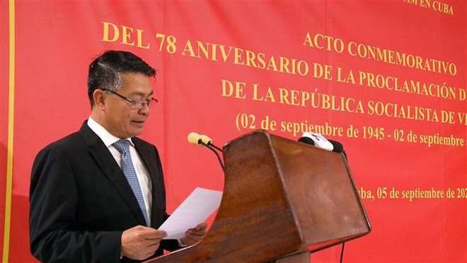 Lần đầu tiên tổ chức kỷ niệm Quốc khánh Việt Nam tại Santiago de Cuba ảnh 1