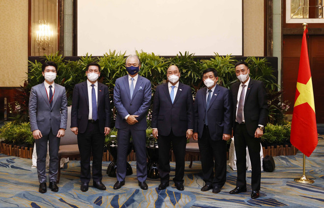 Chủ tịch nước tiếp các doanh nghiệp về đổi mới sáng tạo của Singapore ảnh 2