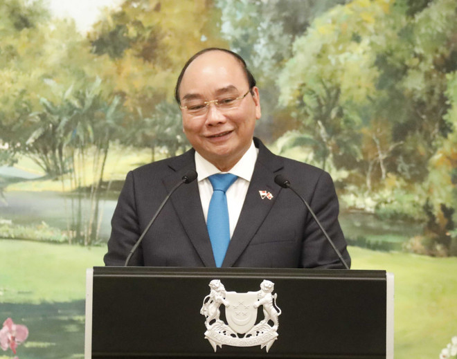 [Photo] Quốc yến chào mừng Chủ tịch nước Nguyễn Xuân Phúc và Phu nhân ảnh 3