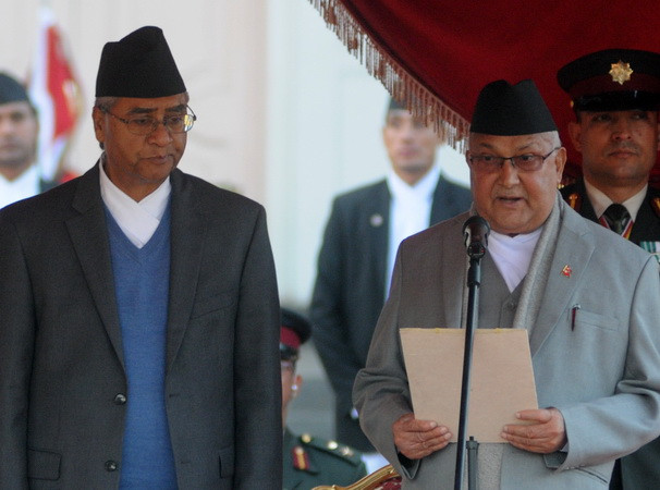 Thủ tướng Nepal Sharma Oli tuyên thệ nhậm chức nhiệm kỳ hai ảnh 1