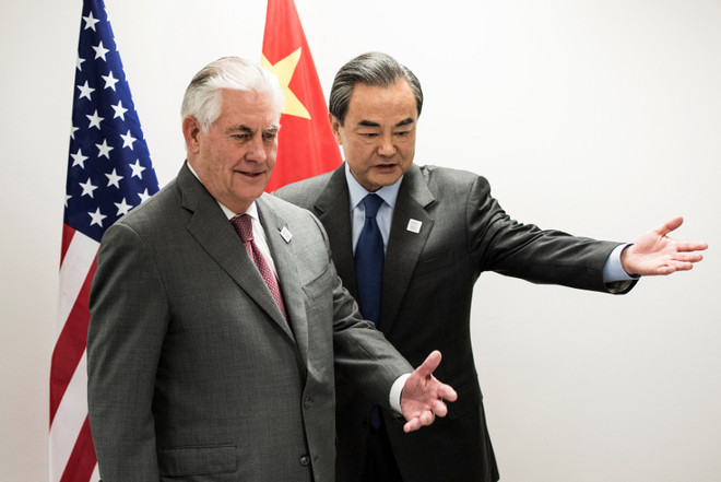 Ngoại trưởng Mỹ Rex Tillerson gặp gỡ người đồng cấp Trung Quốc ảnh 1