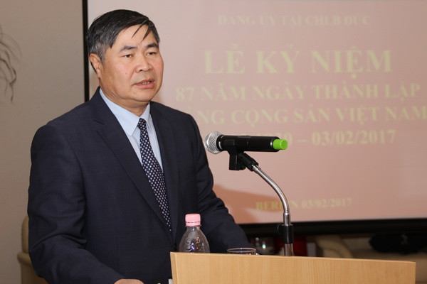 Đại sứ quán Việt Nam tại Đức kỷ niệm 87 năm ngày thành lập Đảng ảnh 1