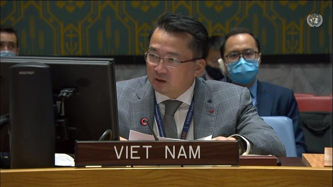Đại sứ Phạm Hải Anh, Phó trưởng Phái đoàn Việt Nam tại Liên hợp quốc. (Ảnh: TTXVN) Việt Nam kêu gọi tạo điều kiện để Sudan tiếp cận các nguồn tài chính ảnh 1