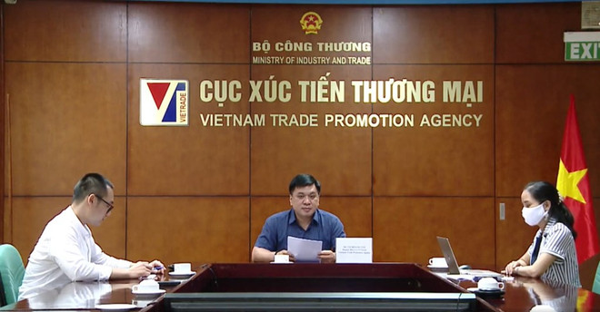 Ông Lê Hoàng Tài, Phó Cục trưởng Cục Xúc tiến thương mại, phát biểu tại hội nghị. (Ảnh: Uyên Hương/TTXVN) Nhiều cơ hội cho doanh nghiệp Việt xuất khẩu sang thị trường Chile ảnh 2