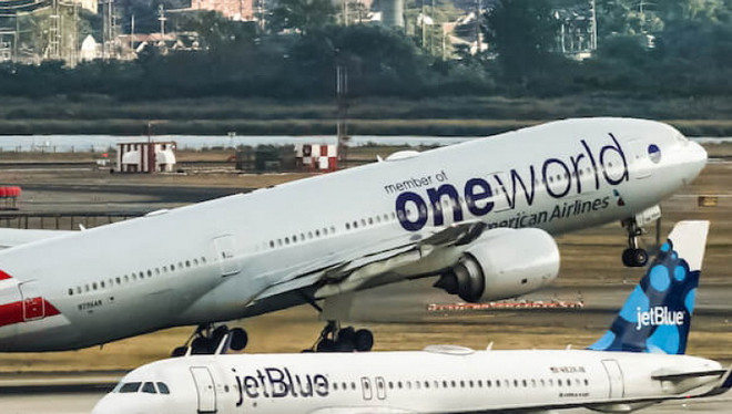 (Nguồn: aerotime.aero) Bộ Tư pháp Mỹ phản đối American Airlines 'bắt tay' JetBlue ảnh 1