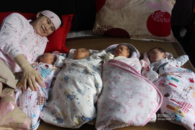 [Photo] Cuộc sống của những gia đình sinh tư, sinh năm ảnh 9