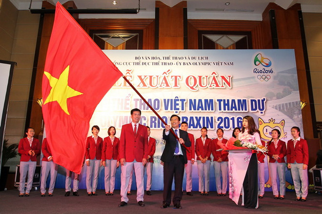 [Video] Đoàn thể thao Việt Nam lên đường dự Olympic Rio 2016 ảnh 1