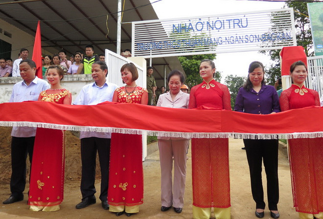Khánh thành nhà ở nội trú: Niềm vui cho học sinh nghèo vùng cao ảnh 1