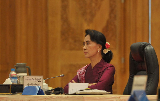 Thủ lĩnh đối lập Myanmar khởi động chiến dịch tranh cử ảnh 1