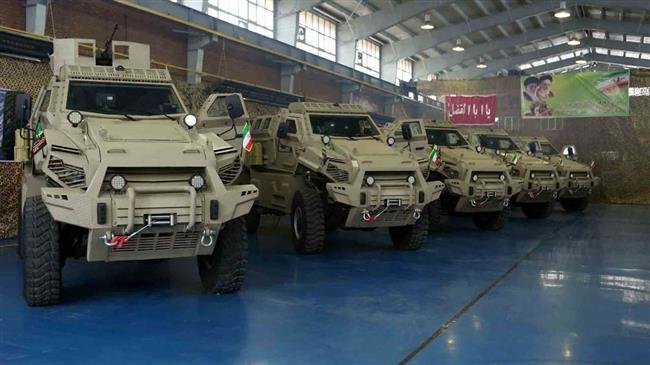 Iran công bố mẫu xe quân sự bọc thép sản xuất trong nước ảnh 1