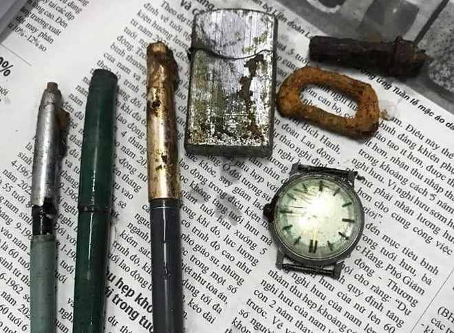 Bình Dương: Phát hiện 2 hai hài cốt liệt sỹ và nhiều di vật chôn chung ảnh 1