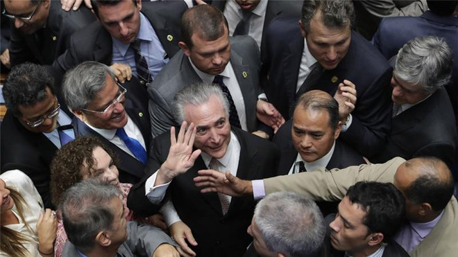 Ông Michel Temer tuyên thệ nhậm chức Tổng thống Brazil ảnh 1