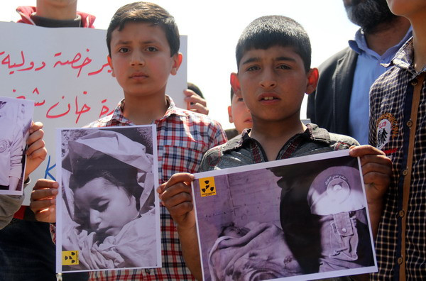 Bộ Ngoại giao Mỹ: Vụ tấn công hóa học tại Syria là tội ác chiến tranh ảnh 1