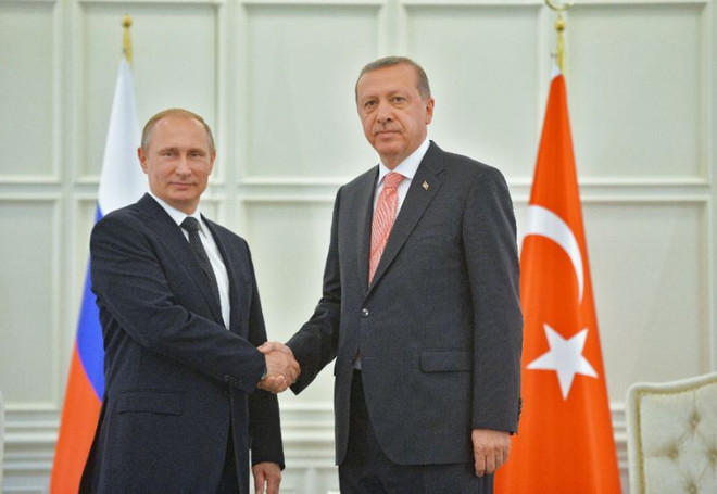 Ông Putin và ông Erdogan cùng quan điểm về vụ tấn công hóa học ở Syria ảnh 1