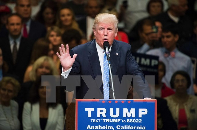 Ứng cử viên Tổng thống Mỹ Donald Trump. (Nguồn: AFP/TTXVN) Thế giới Arab hầu như không ủng hộ ông Donald Trump ảnh 1