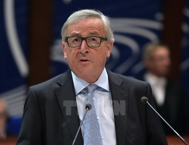 Chủ tịch Ủy ban châu Âu Jean-Claude Juncker. (Nguồn: AFP/TTXVN) Chủ tịch Ủy ban châu Âu bác khả năng từ chức sau Brexit ảnh 1