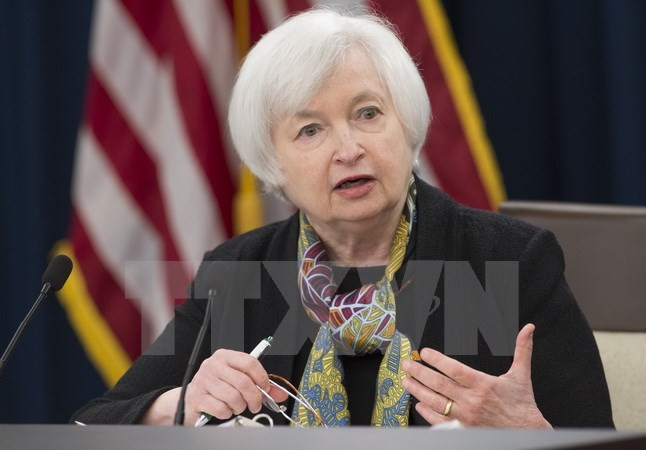 Chủ tịch Fed Janet Yellen.. (Nguồn: AFP/TTXVN) Thị trường việc làm chưa ổn định, Fed quyết định không tăng lãi suất ảnh 1