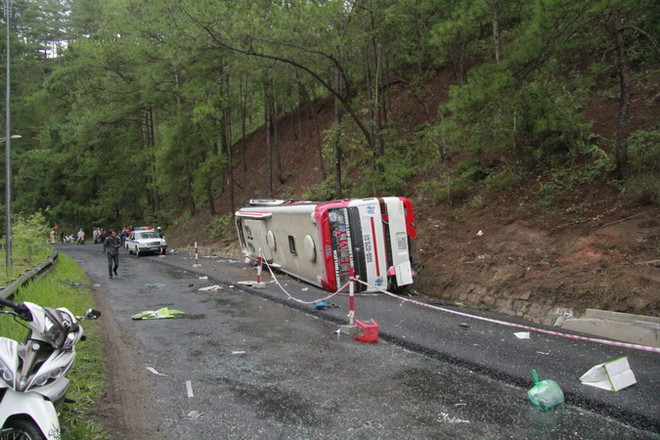 Hệ thống phanh của ôtô gây tai nạn ở đèo Prenn không đạt yêu cầu ảnh 1