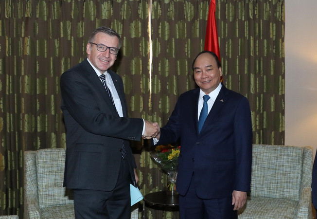 Thủ tướng Nguyễn Xuân Phúc tiếp nguyên Bộ trưởng Ngoại giao Bỉ ảnh 1