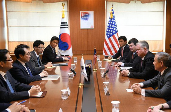 Hàn-Mỹ khẳng định chung mục tiêu phi hạt nhân hóa hoàn toàn Triều Tiên ảnh 1