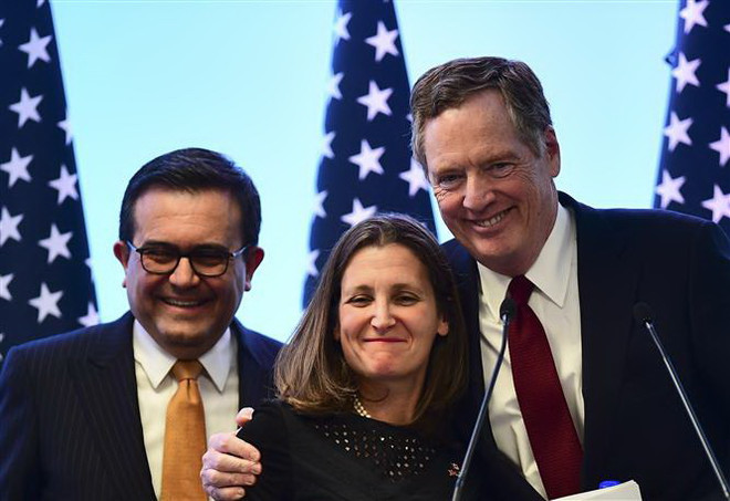 Thỏa thuận NAFTA hồi sinh với tấm áo mới mang tên USMCA ảnh 1