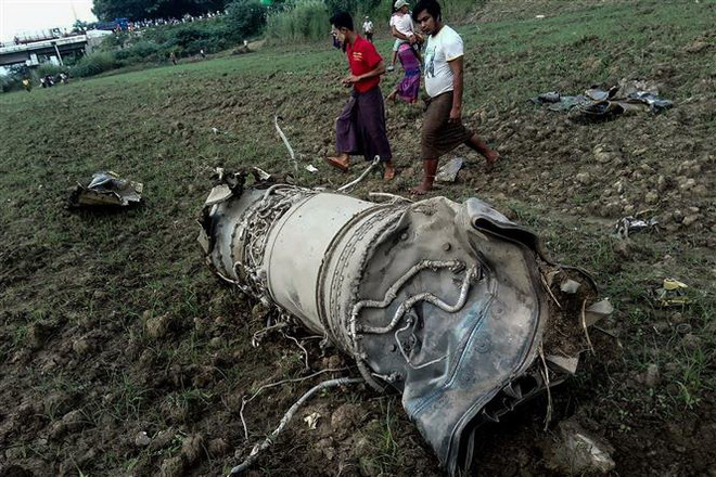 Rơi liên tiếp 2 máy bay quân sự ở Myanmar, 3 người thiệt mạng ảnh 1