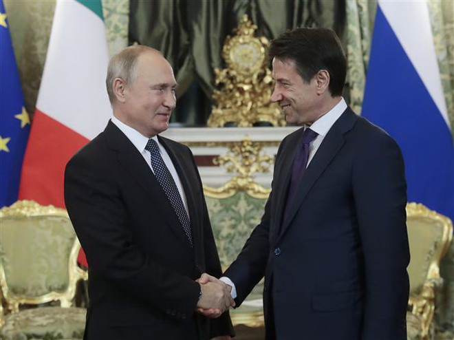 Thủ tướng Italy hài lòng về cuộc gặp thành công với Tổng thống Nga ảnh 1